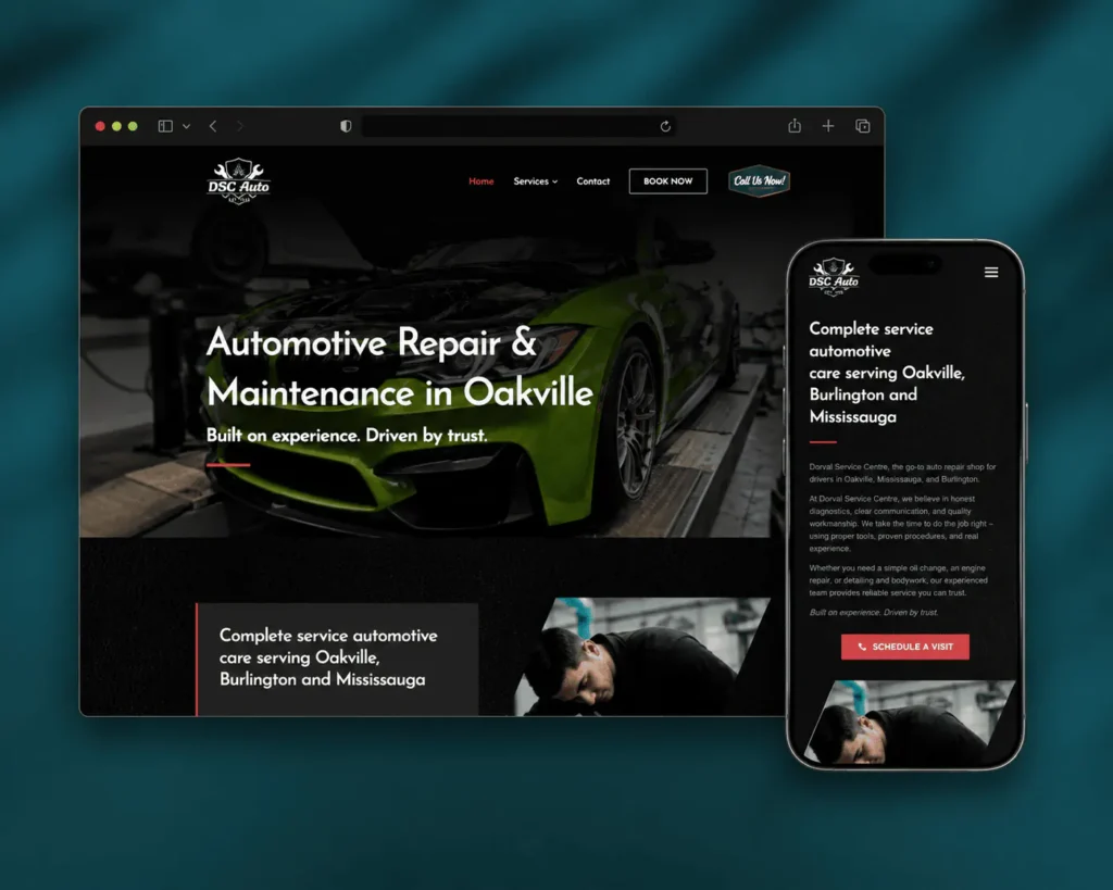 DSC Auto website