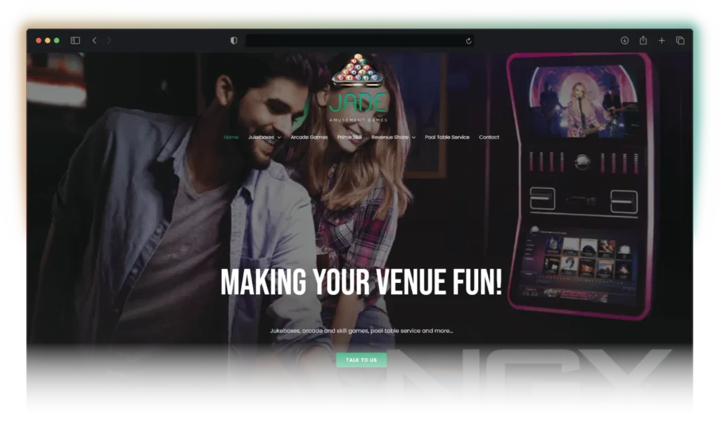 entertainment services website